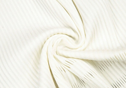 PLEATS PLEASE A-POC INSIDE Sheer Rib Dress White Size 3