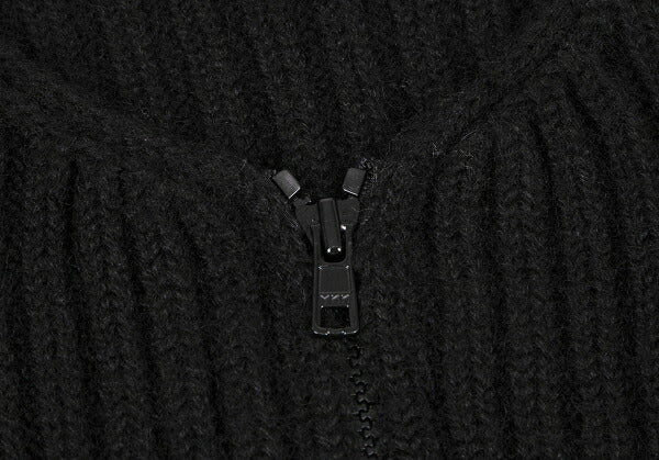Jean Paul GAULTIER CLASSIQUE Wool Rib Cardigan Black Size 40