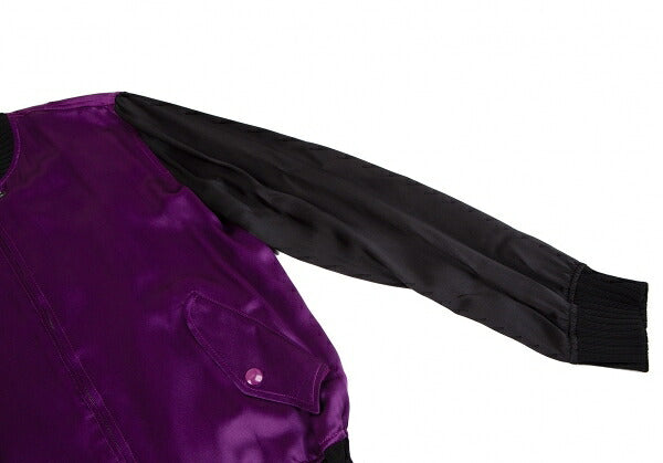 Jean Paul GAULTIER FEMME Silk Carp Jacket Purple Size 40