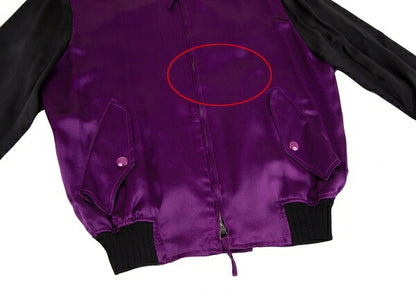 Jean Paul GAULTIER FEMME Silk Carp Jacket Purple Size 40