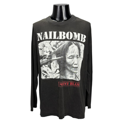 NAILBOMB 90s Point Blank Album Art Sleeve T-Shirt Size XL