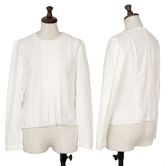 mina perhonen 17AW Mountain Bird Front Blouse White Size 38