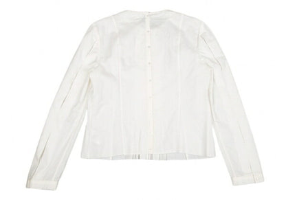 mina perhonen 17AW Mountain Bird Front Blouse White Size 38
