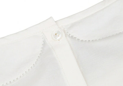 mina perhonen 17AW Mountain Bird Front Blouse White Size 38