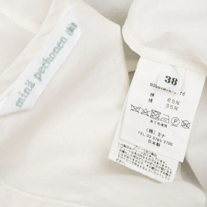 mina perhonen 17AW Mountain Bird Front Blouse White Size 38