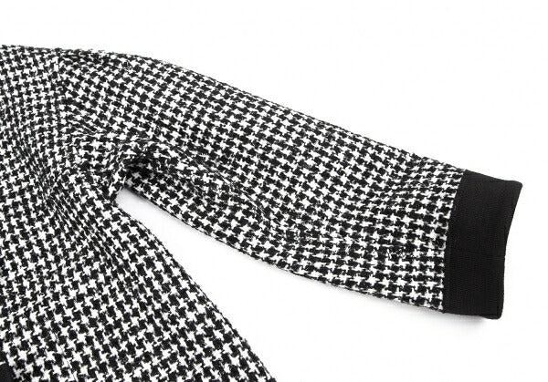 COMME des GARCONS Ribbon Houndstooth Jacket White Size S