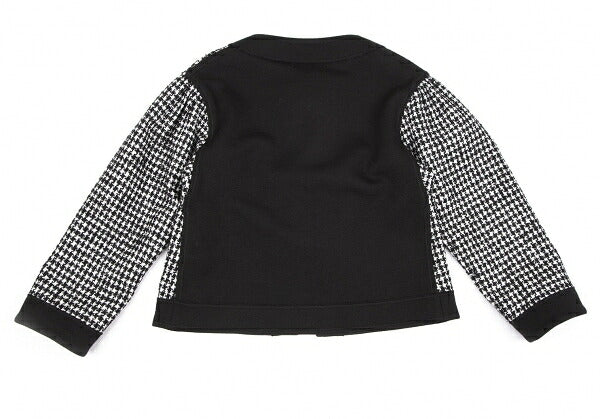 COMME des GARCONS Ribbon Houndstooth Jacket White Size S
