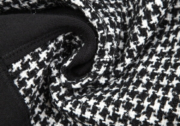 COMME des GARCONS Ribbon Houndstooth Jacket White Size S