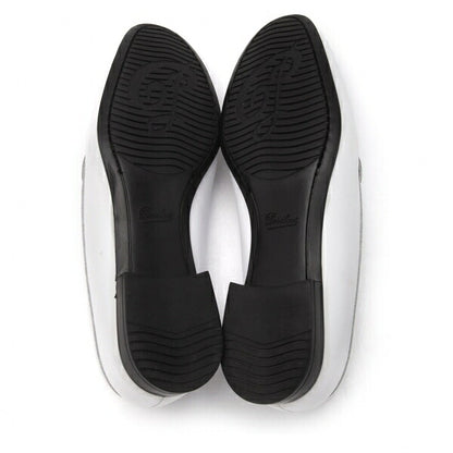 PARABOOT Leather Moccasin Loafer Shoes White Boots Size 23CM