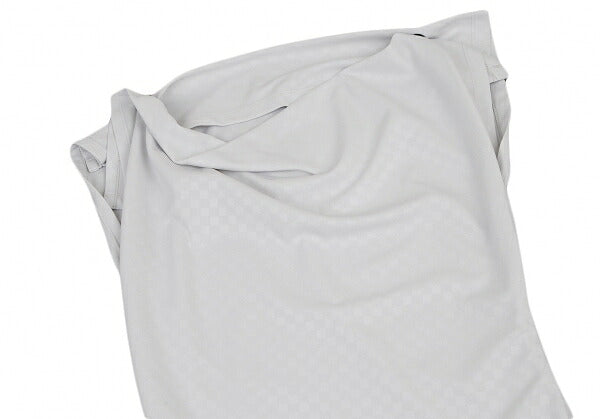 ISSEY MIYAKE 132 5. Snap Button Checker Light Gray Dress Size 2