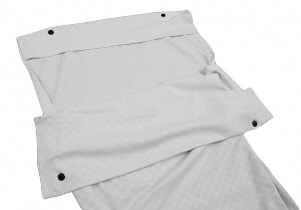 ISSEY MIYAKE 132 5. Snap Button Checker Light Gray Dress Size 2