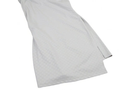 ISSEY MIYAKE 132 5. Snap Button Checker Light Gray Dress Size 2