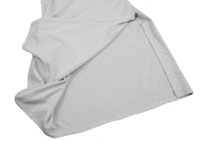 ISSEY MIYAKE 132 5. Snap Button Checker Light Gray Dress Size 2