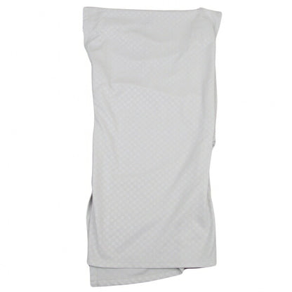 ISSEY MIYAKE 132 5. Snap Button Checker Light Gray Dress Size 2