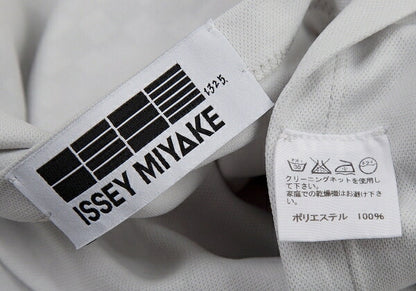 ISSEY MIYAKE 132 5. Snap Button Checker Light Gray Dress Size 2