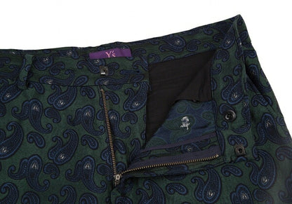 TAKESHI KOSAKA by Y's Pink Label Paisley Hem Pants Size 1
