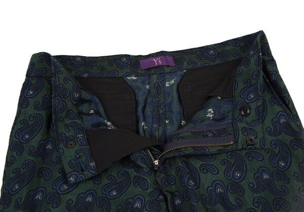 TAKESHI KOSAKA by Y's Pink Label Paisley Hem Pants Size 1