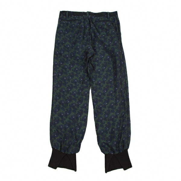 TAKESHI KOSAKA by Y's Pink Label Paisley Hem Pants Size 1