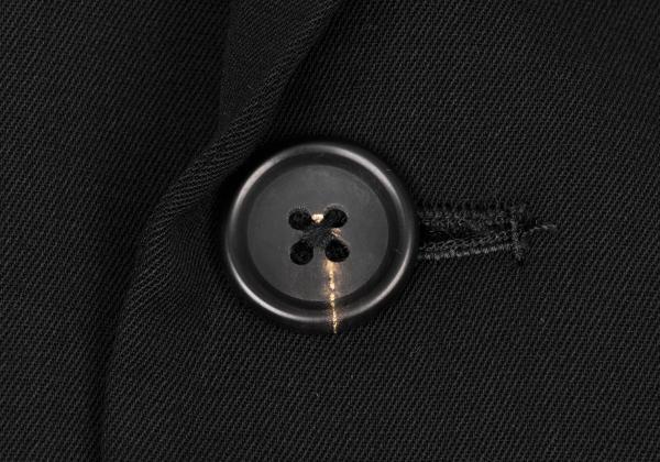 Yohji Yamamoto POUR HOMME Wool Gabardine Blazer Black Size M