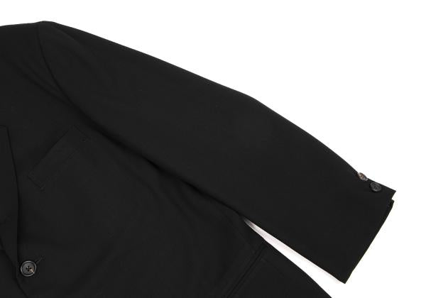 Yohji Yamamoto POUR HOMME Wool Gabardine Blazer Black Size M