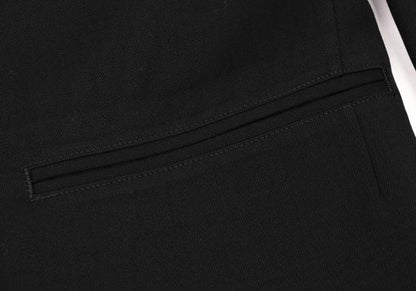 Yohji Yamamoto POUR HOMME Wool Gabardine Blazer Black Size M