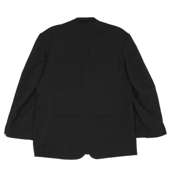 Yohji Yamamoto POUR HOMME Wool Gabardine Blazer Black Size M