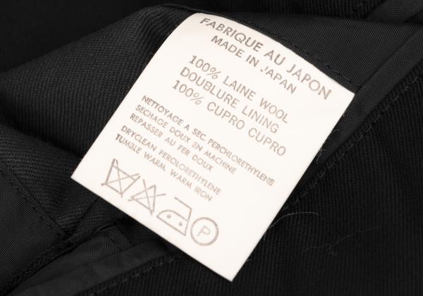 Yohji Yamamoto POUR HOMME Wool Gabardine Blazer Black Size M