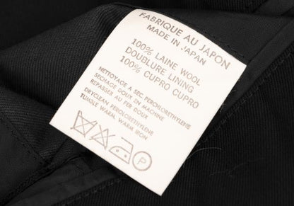Yohji Yamamoto POUR HOMME Wool Gabardine Blazer Black Size M