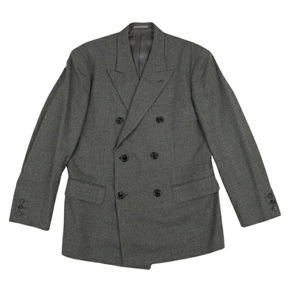 Y's for men Wool Double-Breasted Peaked Lapel Jacket Size S
