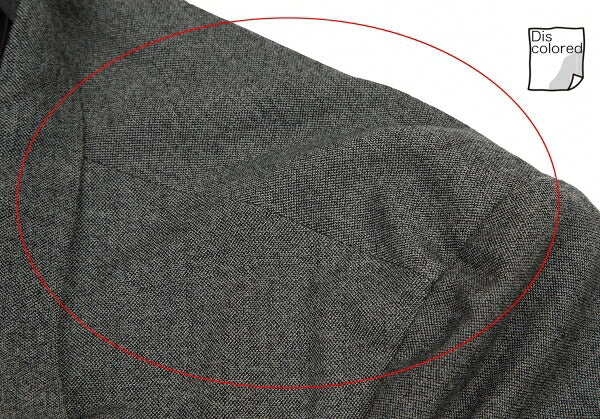 Y's for men Wool Double-Breasted Peaked Lapel Jacket Size S