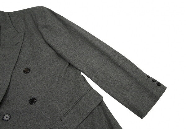 Y's for men Wool Double-Breasted Peaked Lapel Jacket Size S