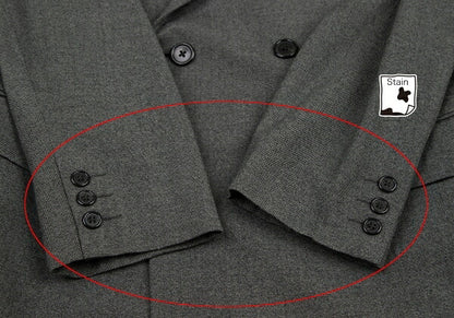 Y's for men Wool Double-Breasted Peaked Lapel Jacket Size S