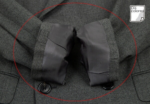 Y's for men Wool Double-Breasted Peaked Lapel Jacket Size S