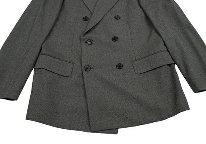 Y's for men Wool Double-Breasted Peaked Lapel Jacket Size S