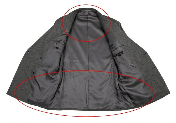 Y's for men Wool Double-Breasted Peaked Lapel Jacket Size S