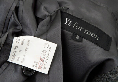Y's for men Wool Double-Breasted Peaked Lapel Jacket Size S