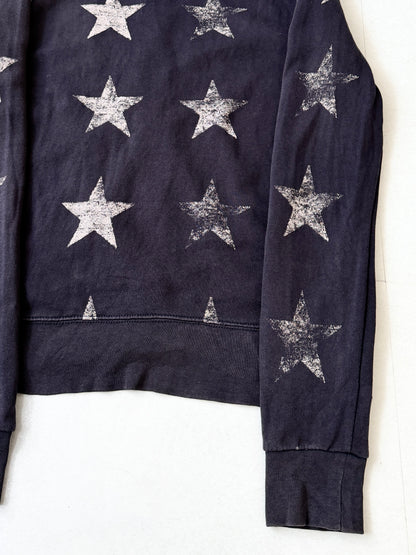 Denim&Supply Star Design Cotton Zip Hoodie Size S