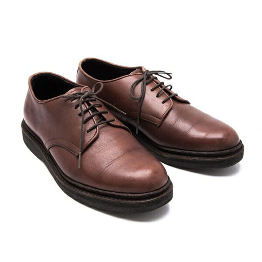 Y's for men Leather Derby Shoes Reddish Brown Size 25cm