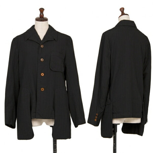 COMME des GARCONS Dobby Stripe Pocket Jacket Black Size XS