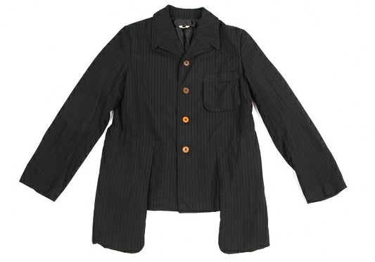 COMME des GARCONS Dobby Stripe Pocket Jacket Black Size XS