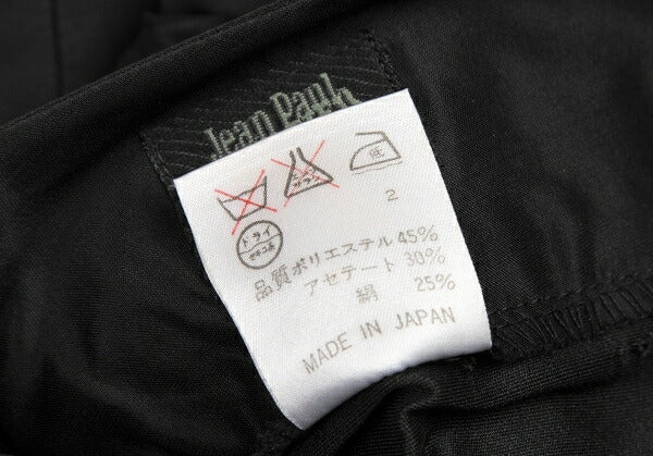Jean Paul GAULTIER FEMME Silk Blend Pants Black Size 40
