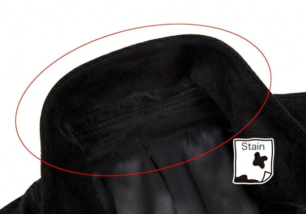 Jean Paul GAULTIER HOMME Black Suede Button Jacket Size 48