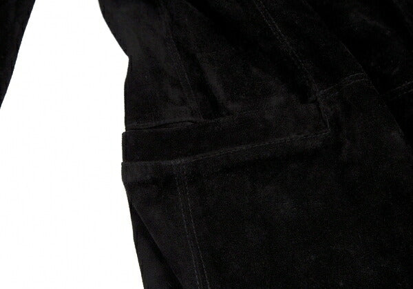 Jean Paul GAULTIER HOMME Black Suede Button Jacket Size 48