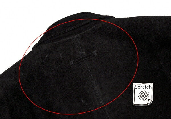 Jean Paul GAULTIER HOMME Black Suede Button Jacket Size 48