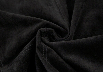 Jean Paul GAULTIER HOMME Black Suede Button Jacket Size 48