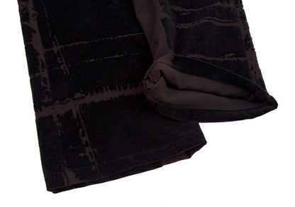 Jean Paul GAULTIER HOMME Graphic Flocked Pants Brown Size 46