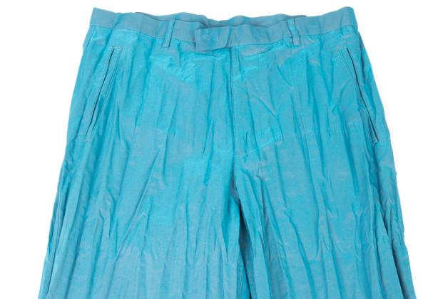 Jean Paul GAULTIER HOMME Wrinkle Pants Light Blue Size 48