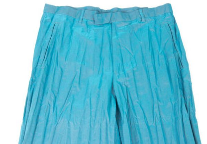 Jean Paul GAULTIER HOMME Wrinkle Pants Light Blue Size 48