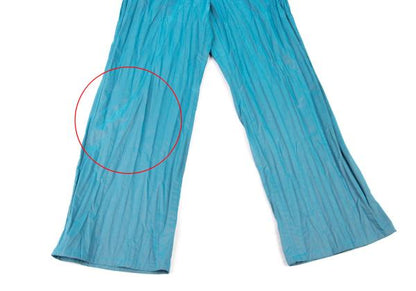 Jean Paul GAULTIER HOMME Wrinkle Pants Light Blue Size 48
