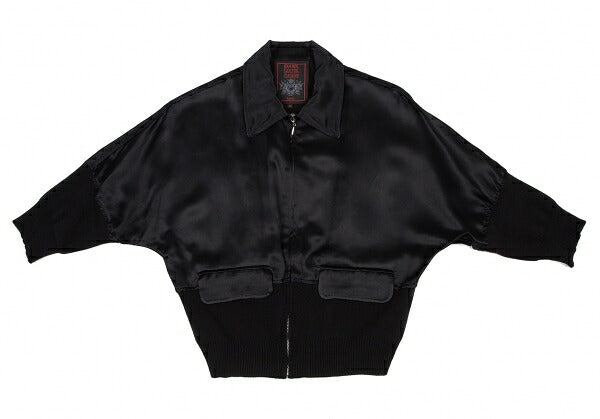Jean Paul GAULTIER CLASSIQUE Black Rib Rayon Jacket Size 40